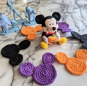 Mickey Crocheted Halloween Themed Garland Handmade